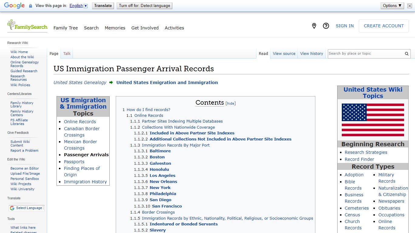 US Immigration Passenger Arrival Records • FamilySearch